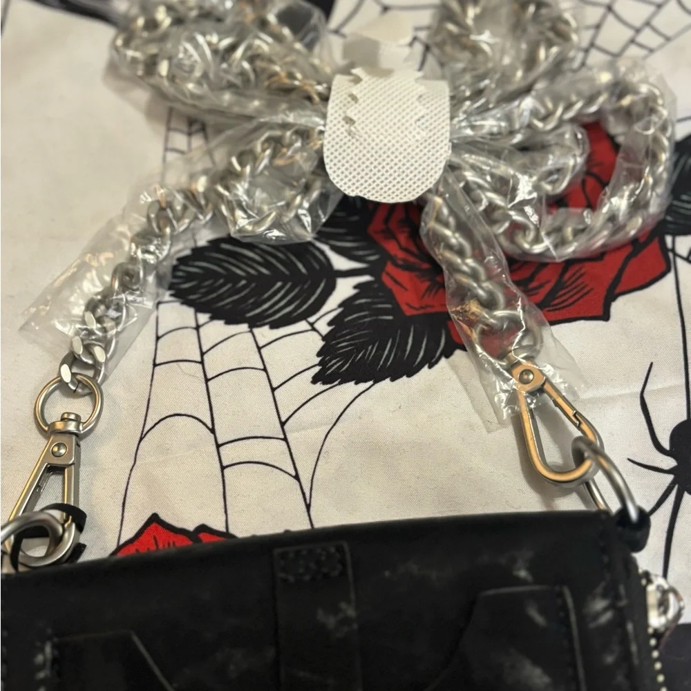 NWT Dolls Kill / Darker Wavs Diatonic Crossbody Coin Purse